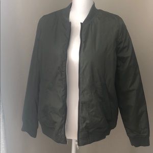 Green bomber Jacket size Large, never worn